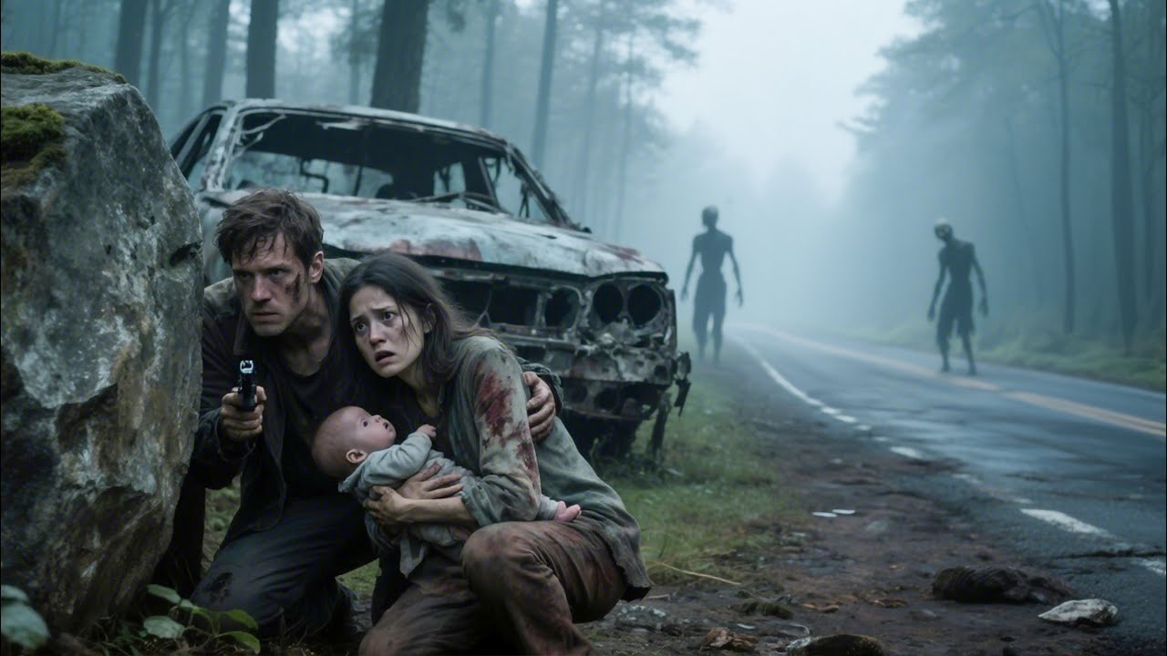 راجل وست بيلاقوا نفسهم سايقين في طريق ملعون ملوش نهاية وبيواجهوا أصعب لحظات الرعب #تلخيصة_FILM