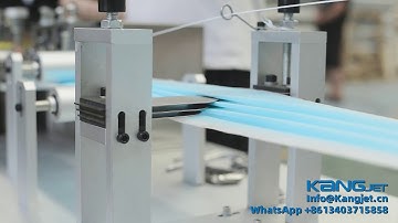 Automatic Face Mask Machine-Material Folding and Nose Strip Loading