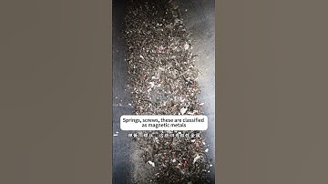 How to sort the recyclable metals from domestic wastes? look this