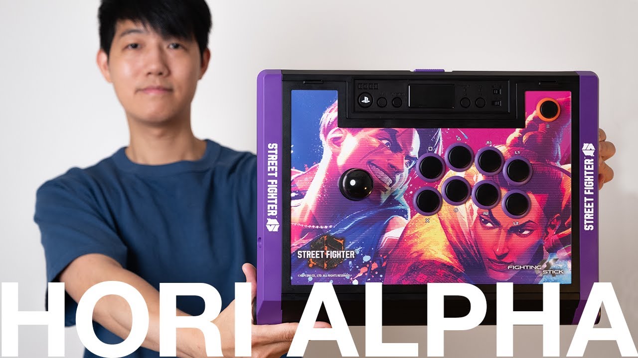 HORI Fighting Stick Alpha for PlayStation 5 - Street Fighter 6 Edition