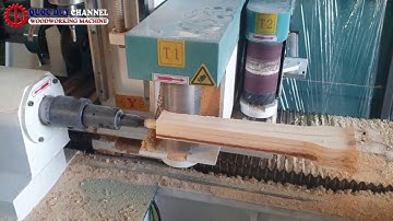 Máy tiện cnc đa năng SM-TJ-1220 I Máy tiện gỗ 4 trục chuyên tiện chân bàn ghế