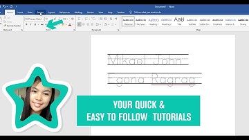 Step by step Dash Tracing Letters Using Microsoft Word
