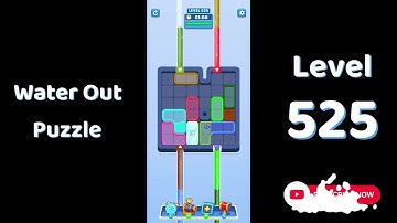 Water Out Puzzle Level 525 Walkthrough 💧 | Step-by-Step Solution | SolutionGuruji