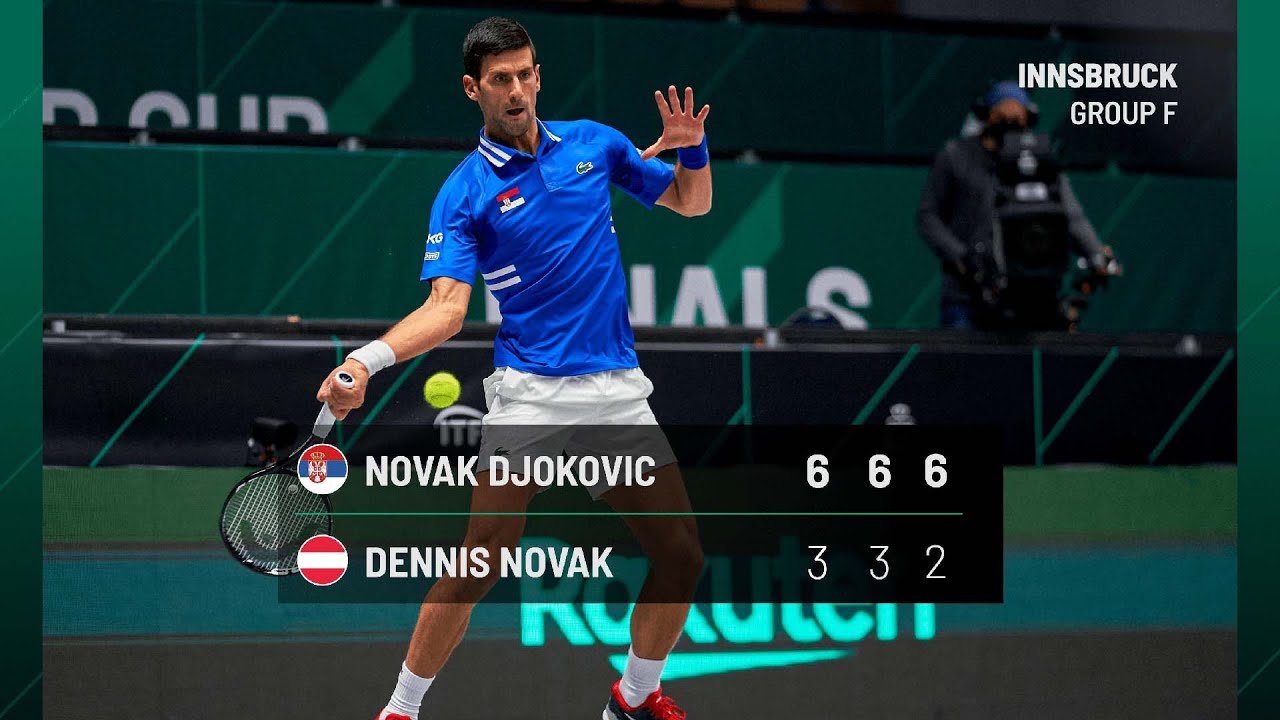 Djokovic v Novak SERBIA v AUSTRIA Group F Single Match 2 Highlights