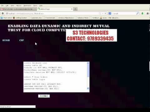 2013 DOTNET IEEE-Enabling Dynamic Data and Indirect Mutual Trust for Cloud Computing Storage Systems