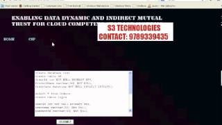 2013 DOTNET IEEE-Enabling Dynamic Data and Indirect Mutual Trust for Cloud Computing Storage Systems