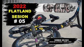 2022 Flatland Sesion # 05 Practica con Haro La Bastille V2 Resimi