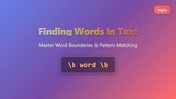 Mastering Word Boundaries in Regular Expressions: Find Whole Words Easily!