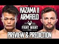 UFC Singapore: Toshiomi Kazama vs. Garrett Armfield Preview &amp; Prediction