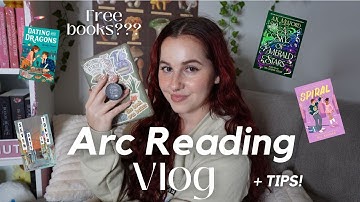 ARC Reading Vlog 📚 + Tips on Getting Free Books/ARCS