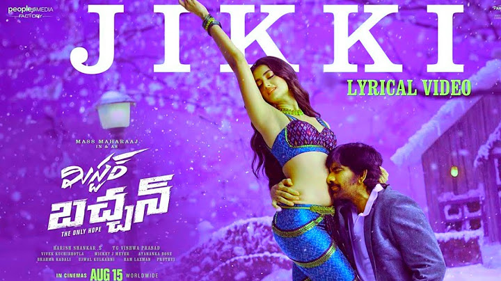 Jikki 4k Lyrical Video Song | Mr Bachchan | RaviTeja, Bhagyashri B |Mickey JMeyer | Harish Shankar S