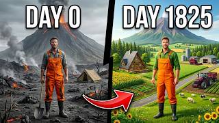 5 YEARS with $0 on a VOLCANIC ISLAND - FULL MOVIE!! screenshot 5