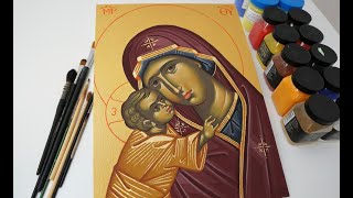 Famous Iconography-How to paint Byzantine Icons (Part 3) Profile