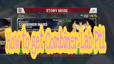 Transformers Earth Wars: Combiner Lab Mission 1 Walkthrough (Autobots)