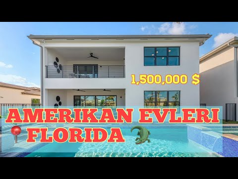 ✔️  AMERİKA’da YENİ EV TURU 🏡  | RÜYA GİBİ AMERİKAN EVLERİ |  Amerika’da Yaşam! | MIAMI - BOCA RATON