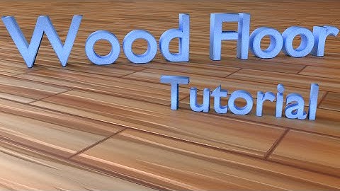 Realistic Procedural Wood Floor Blender Tutorial