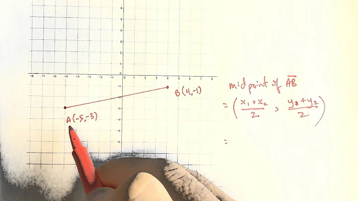 Finding the midpoint of a line segment