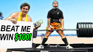 Beat Me at ANY Lift, WIN $100! (Public Competition)