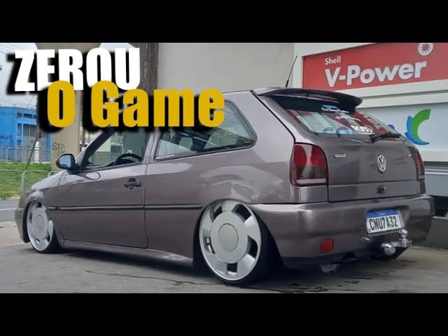 VW Gol G2 rebaixado com rodas Volcano V10 Orbital aro 18