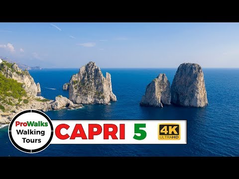 Capri, Italy Walking Tour 5 - The Faraglioni Rocks