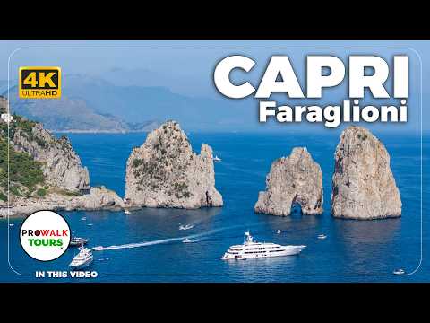 Capri, Italy Walking Tour 5 - The Faraglioni Rocks