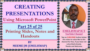 How to Print Slides, Notes and Handouts in Microsoft PowerPoint Presentation