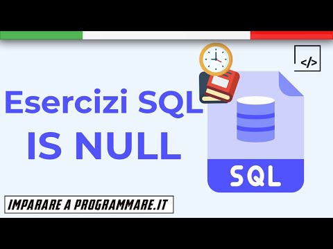 Video: Int può essere SQL nullo?