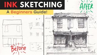 Pen and Ink Sketching for Beginners  Step by Step  Drawing Tutorial