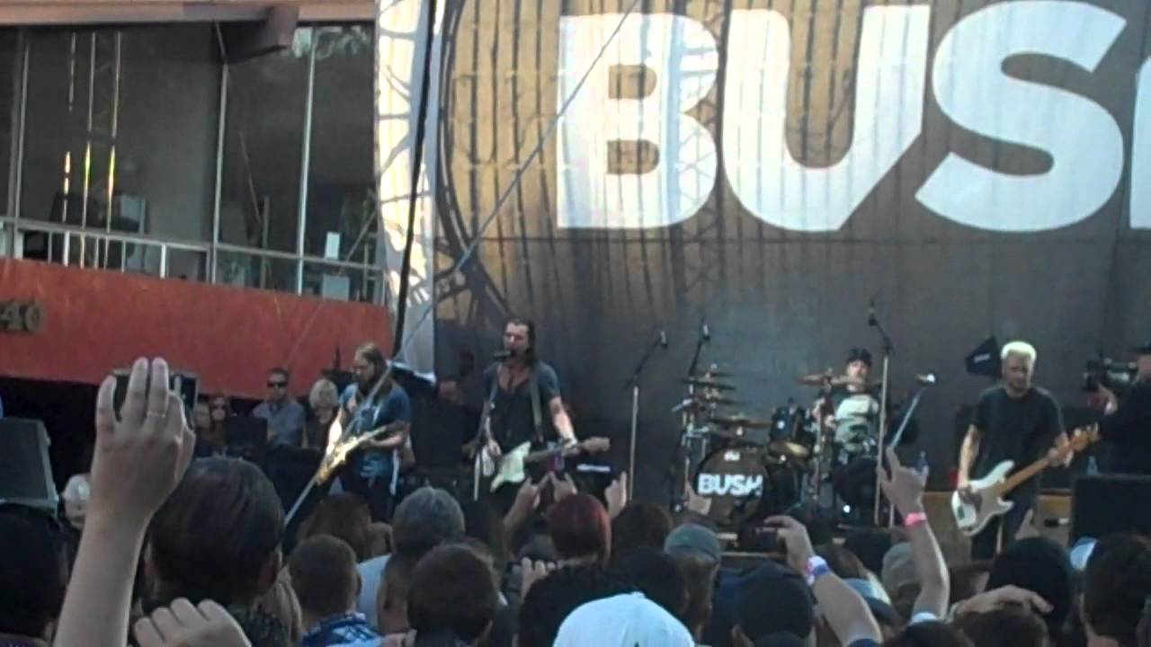 BUSH performs Comedown YouTube