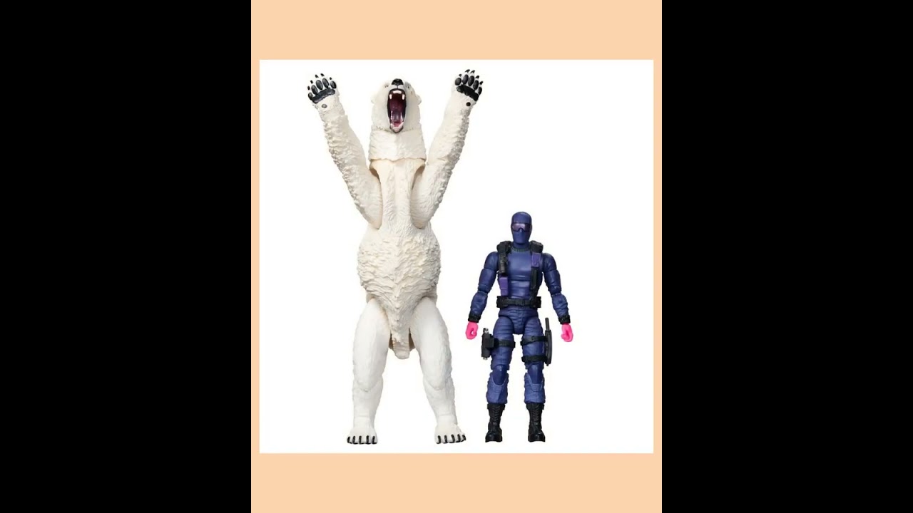 G.I. Joe Classified Series Snake Eyes 6-Inch Action Figure with Polar Bear