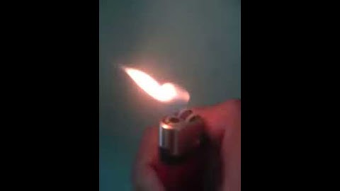 Cách dùng bật lửa