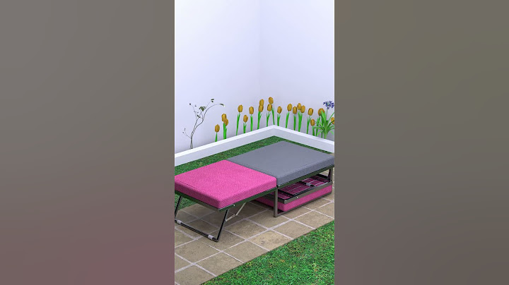 Smart Home Furniture | Space saving furniture | 2 in 1 ONE FOLD SOFA BED