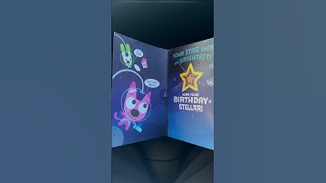 Hoops and yoyo: twinkle twinkle little star birthday card with sound #hoopsandyoyo #hallmark