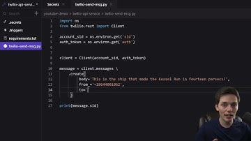 Create a Twilio API Service Project | Python Development with Flask