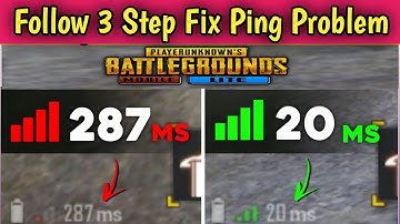 Pubg Mobile Lite Ping Problem Fix | High Ping Problem Pubg Lite | How To Solve High Ping Problem |