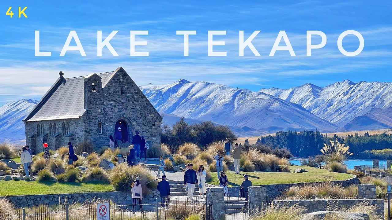 Lake Tekapo Autumn 2025 4K | The Most Picturesque Town NZ | South Island New Zealand Walking Tour