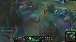 Dragon steal with Morgana W (+ Liandry's Torment + Demonic Embrace)