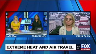 Extreme heat and air travel interview