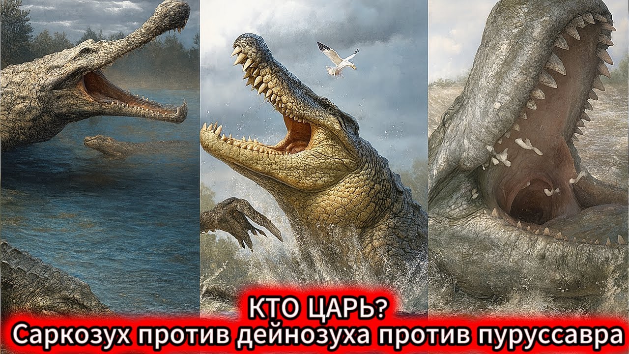 САРКОЗУХ против ДЕЙНОЗУХА: а Пуруссавр СЪЕСТ обоих?