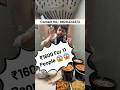 11 people full meal @ ₹1600 only – no extras needed!🤩 #moonlightfusionbites #shorts #trending #viral