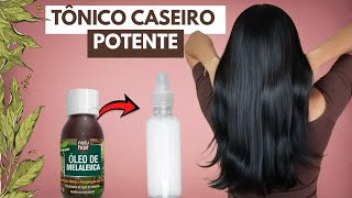 para de CAIR nutre e faz CRESCER esse tônico está salvando meu cabelo da queda capilar