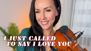 I JUST CALLED TO SAY I LOVE YOU ❤️ - STEVIE WONDER / Violin Cover by Agnes Violin 🎻