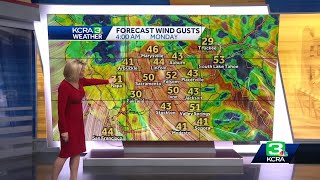 Northern California Storm Coverage: Strong wind gusts expected early Monday