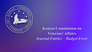 Journal Entry   On Cycle Budget Error