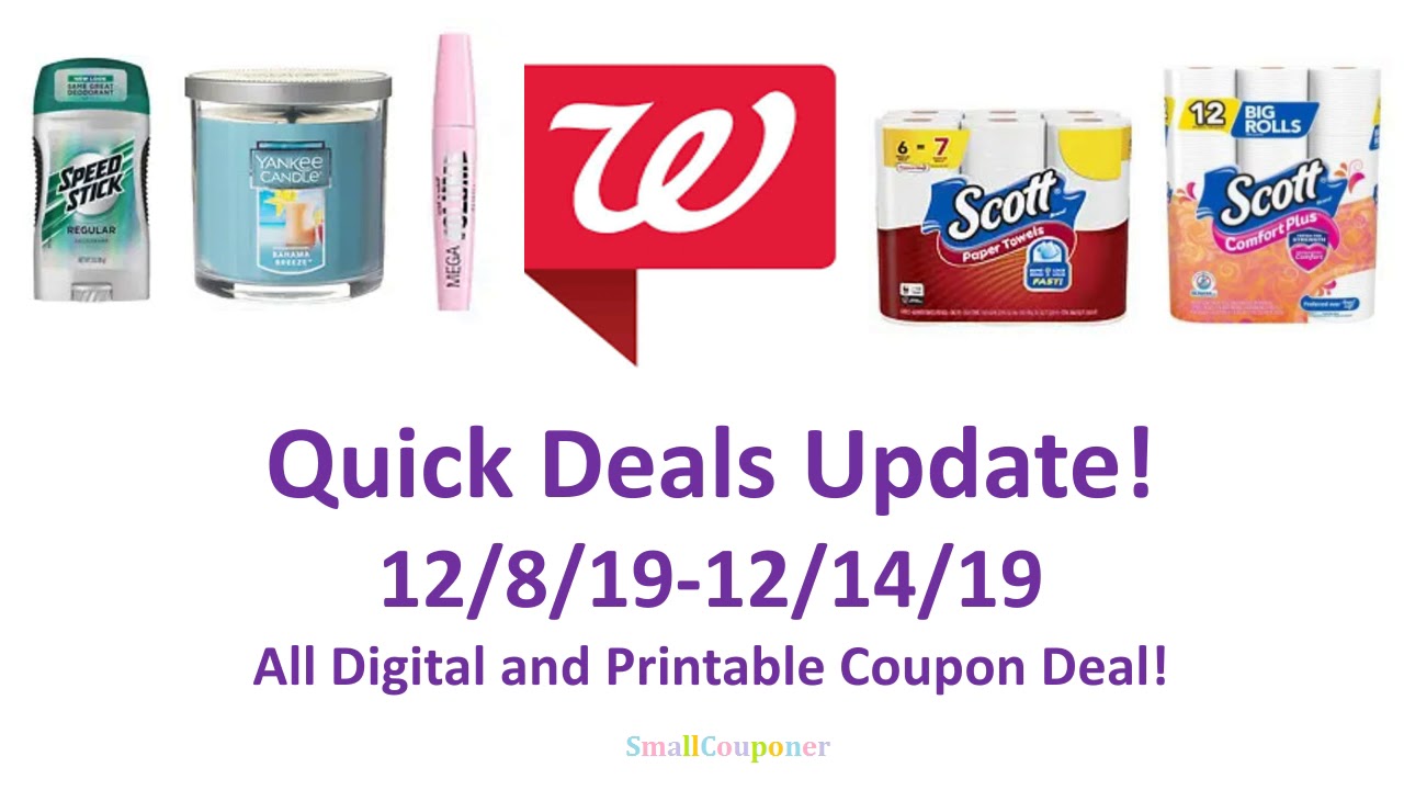 Walgreens Deals Update 12/8/19-12/14/19! All Digital and Printable ...