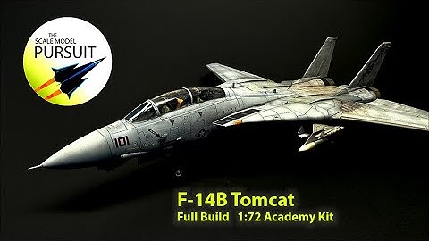 F-14B Tomcat Scale Model - Full Build - 1/72 Scale Model Aircraft -Academy Kit