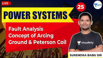 Fault Analysis: Concept of Arcing Ground & Peterson Coil | Lec - 25 | Power Systems | GATE/ESE Exams
