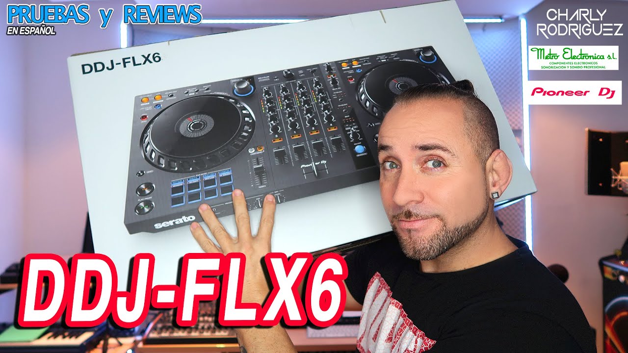 Pioneer DDJ-FLX6  Más que una mesa de mezcla dj profesional