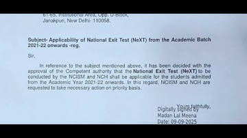 Big update for AYUSH students | NeXT Exam applicable | Compulsory from 2021-22 batch #ayush #bams...