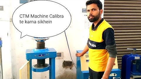 How to Calibrate CTM (Compression Testing Machine)